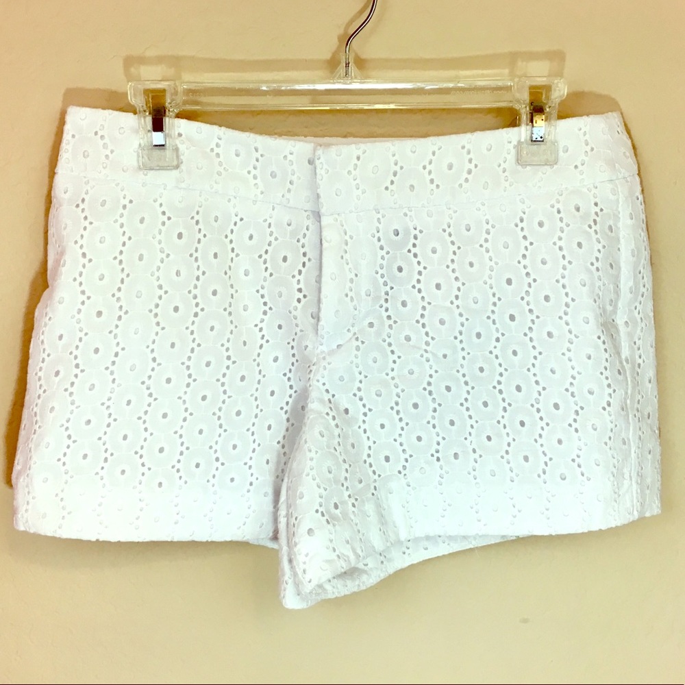 AB studio white shorts